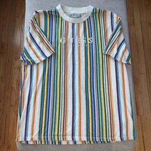 guess striped t shirt